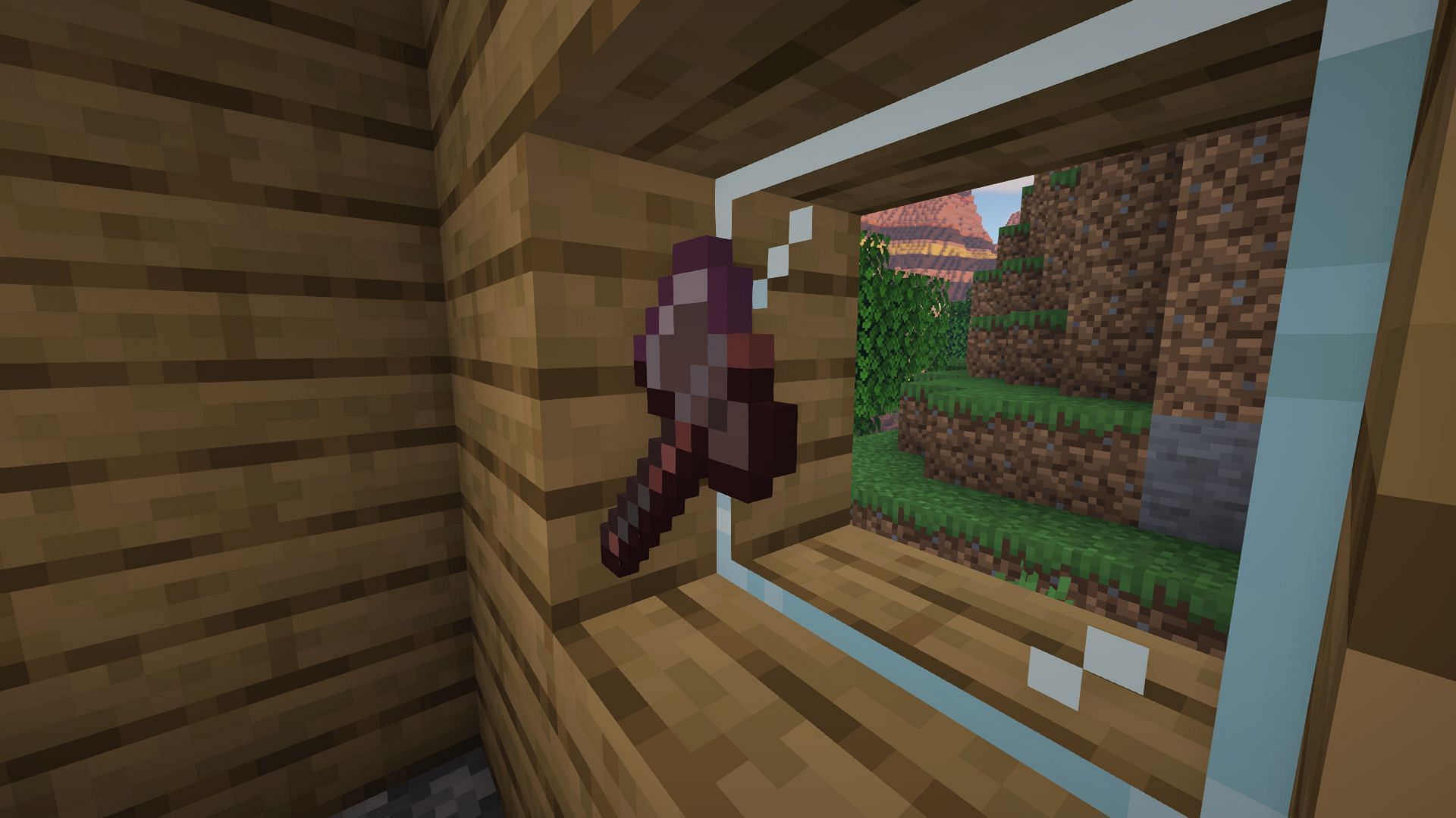 The special item frame can be placed almost anywhere (Image via Minecraft 1.19)