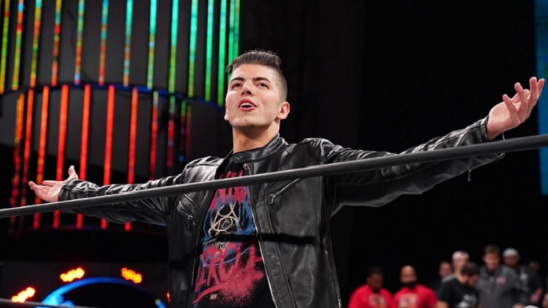 Sammy Guevara at an AEW event in 2021