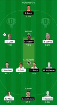 NOR vs DER Dream11 Prediction - Vitality T20 Blast