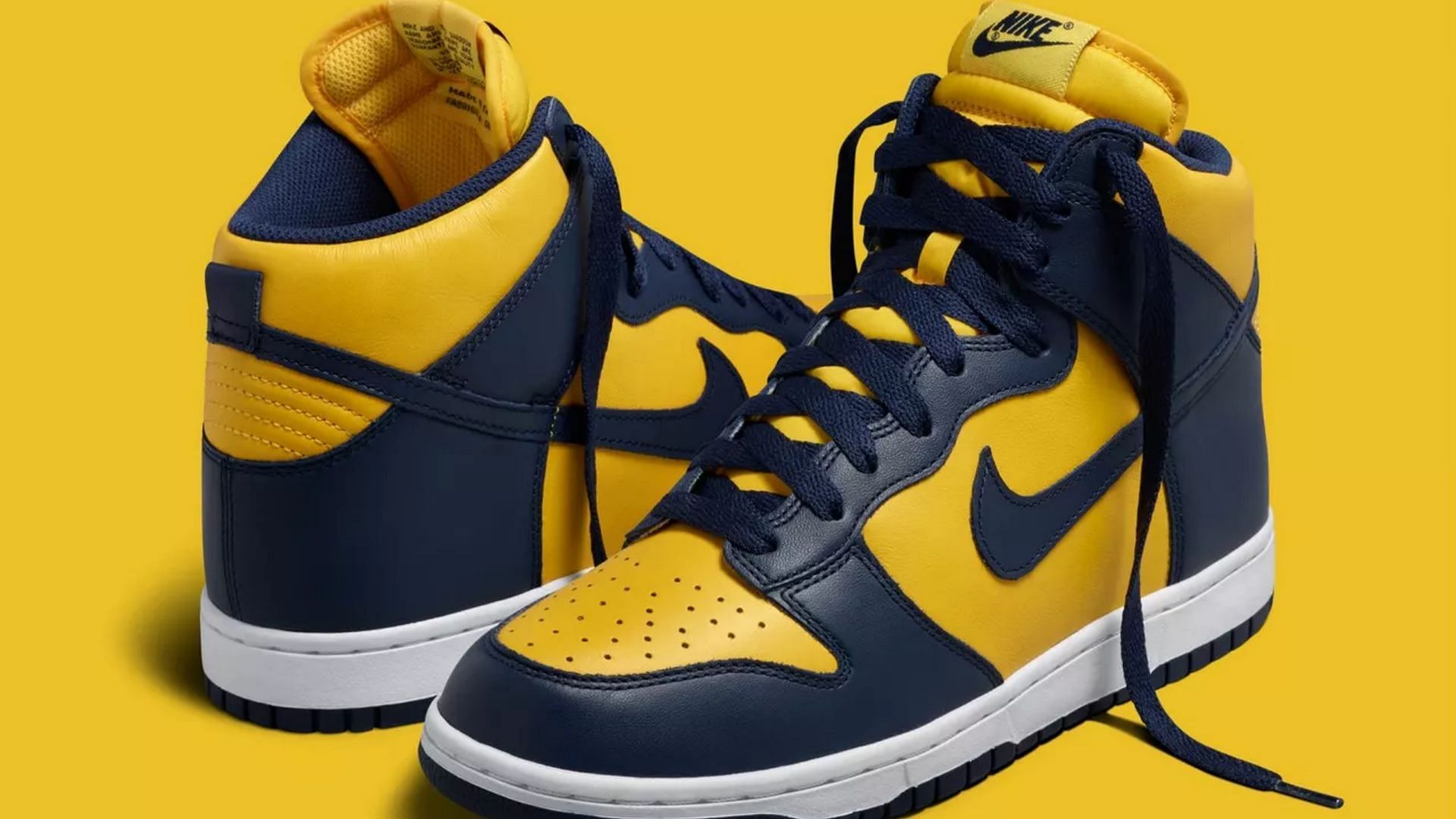 Nike Dunk High SP Michigan (Image via Nike)