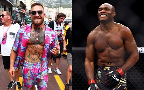 Conor McGregor (left) and Kamaru Usman (right)