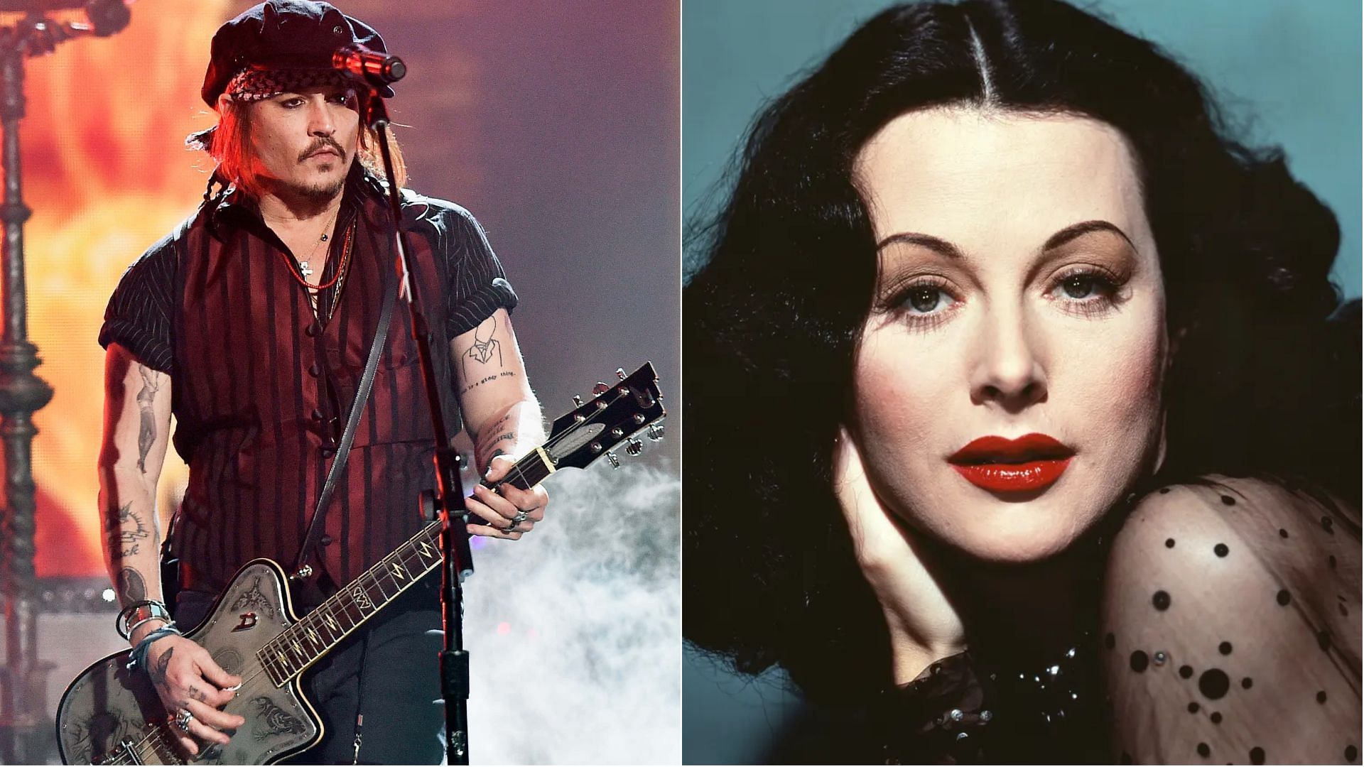 Johnny Depp points out the perils of Hollywood faced by late actress Hedy Lamarr in his new song (Image via Getty Images/Kevork Djansezian/Sunset Boulevard)