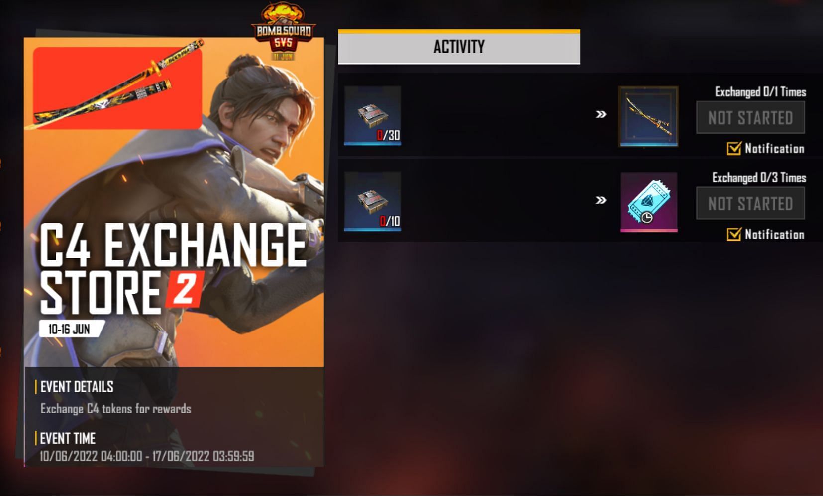 C4 Exchange Store 2 (Image via Garena)