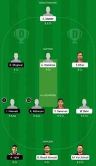 GER vs AUT Dream11 Fantasy Suggestion #1 - ECI German T20I Tri-Series 2022