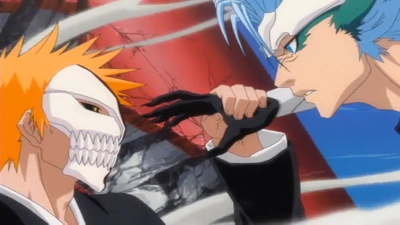 Ichigo (left) and Grimmjow (right) as seen in the Bleach anime (Image via Studio Pierrot)