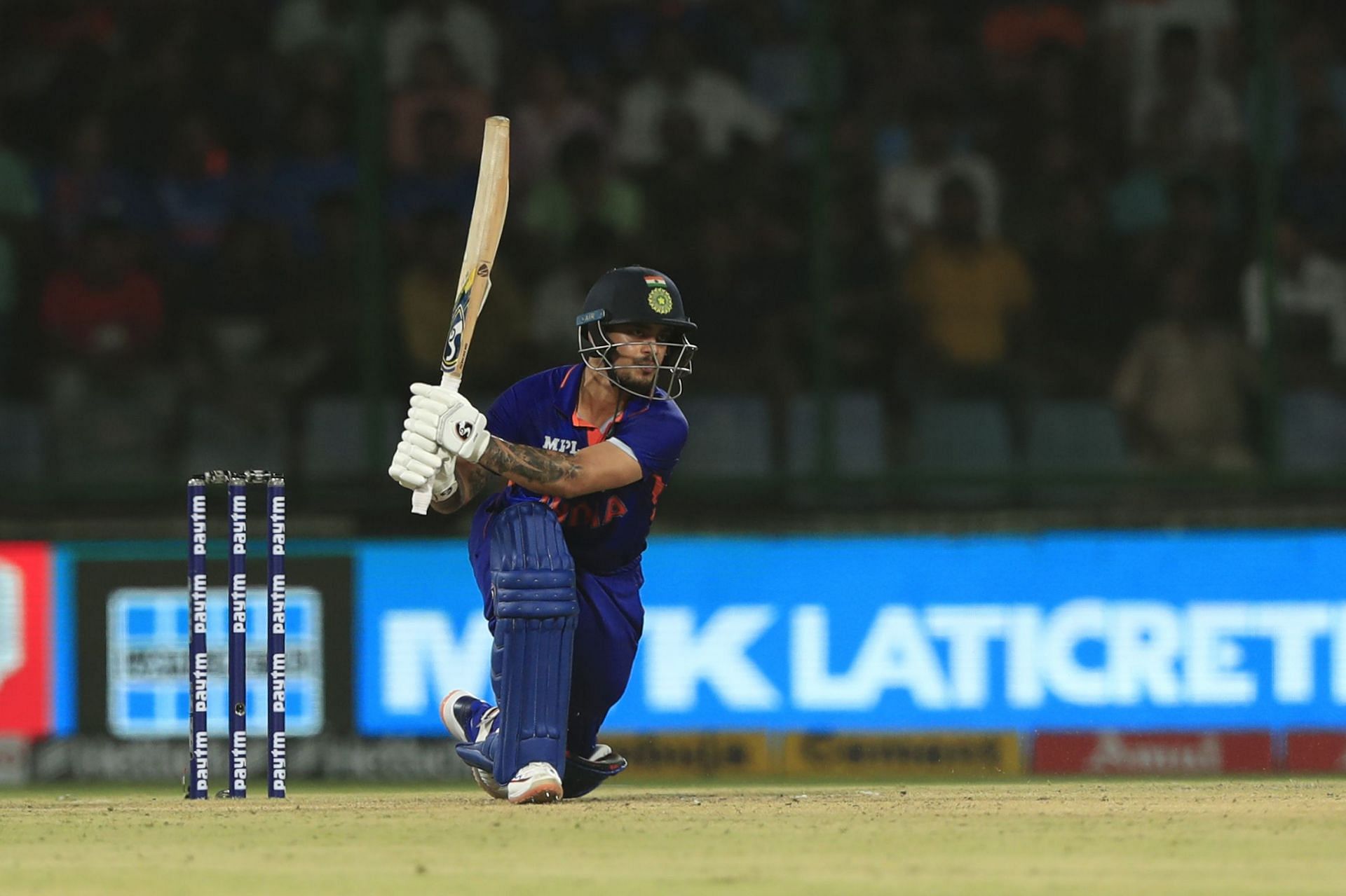 Ishan Kishan scored a fine half-century in the first T20I (Credit: BCCI)