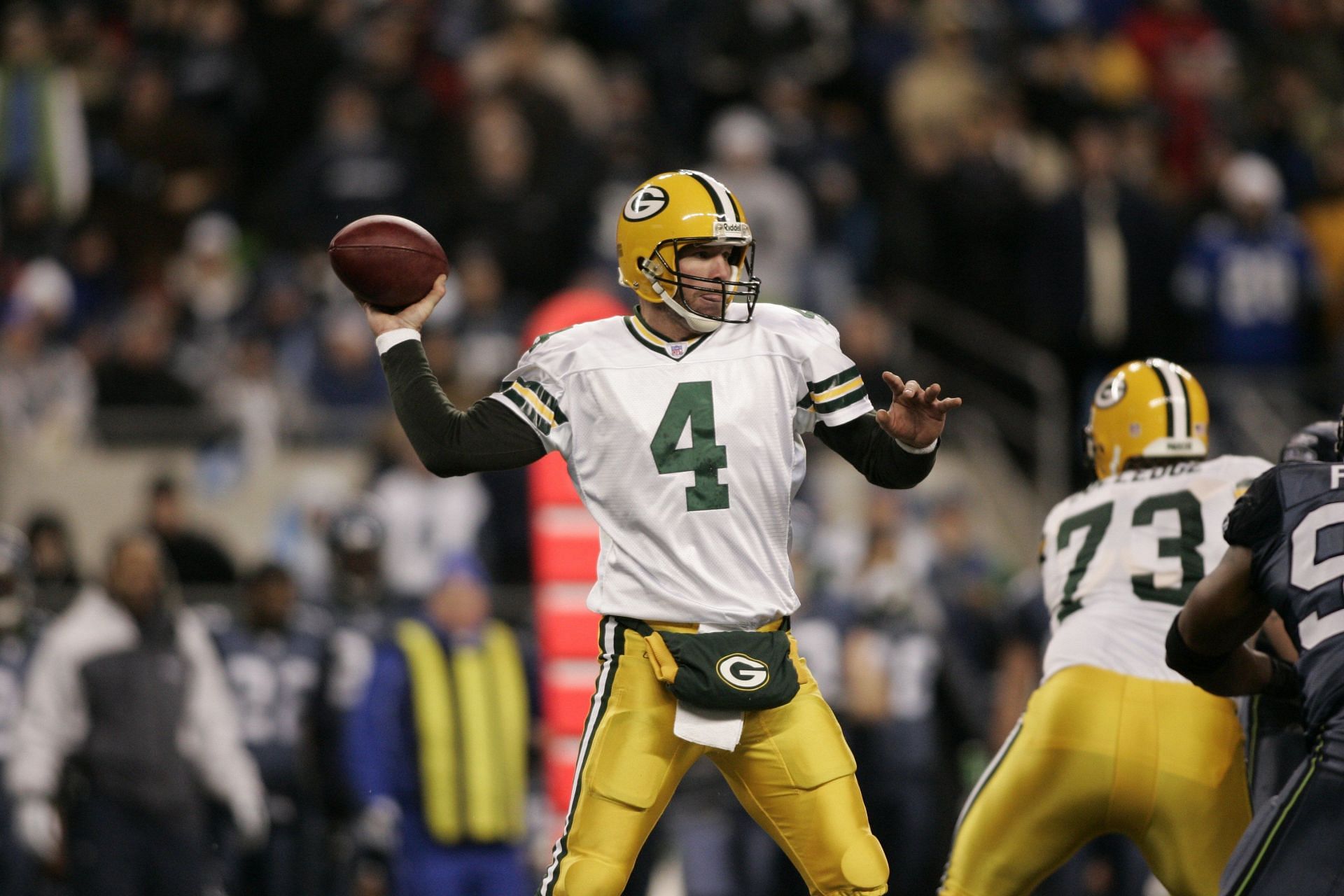 Brett Favre and Barry Sanders shared the 1997 NFL MVP award.