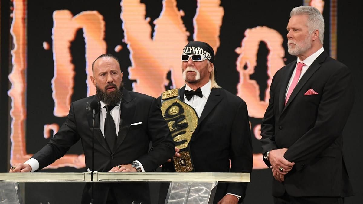 Sean Waltman talking during nWo&#039;s induction into the WWE Hall of Fame