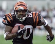 Former WR Peter Warrick (Source: AP/Al Behrman/Sioux City Journal)