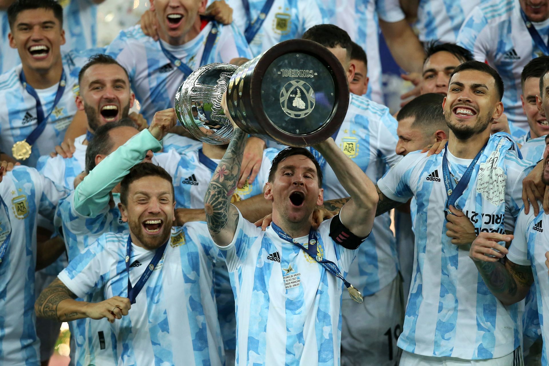 Lionel Messi lifted the Copa America last summer.