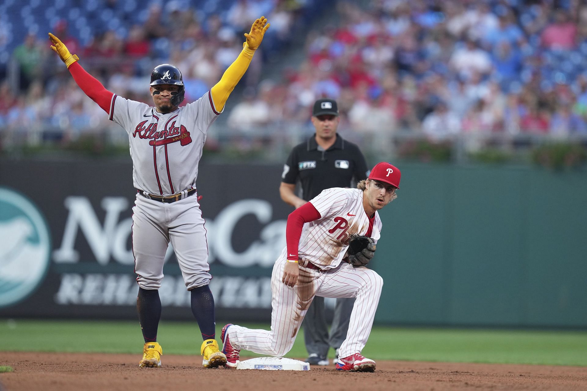 William Contreras blasted a double during last night&#039;s Atlanta Braves v Philadelphia Phillies game.