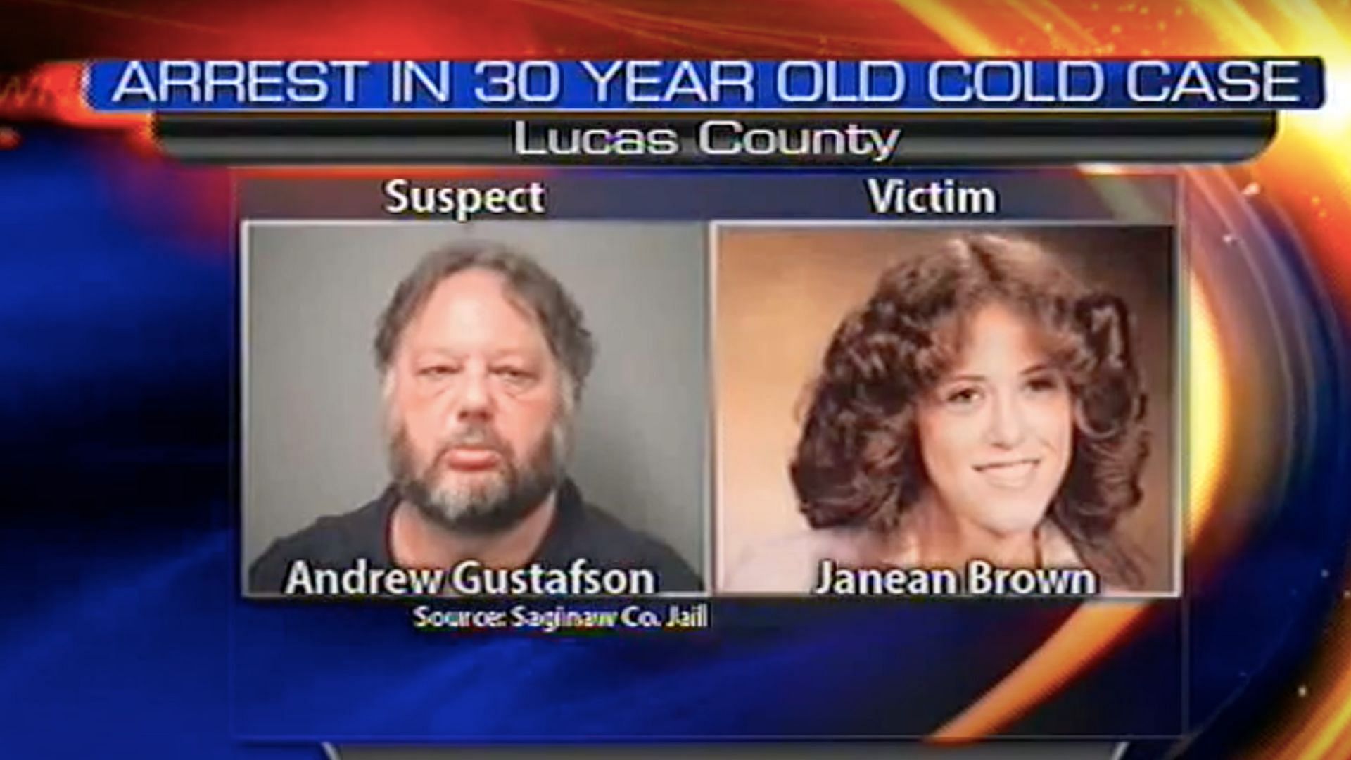 Andrew Gustafson arrested for the murder of Janean Brown (Image via NBC 24 WNWO/ YouTube)