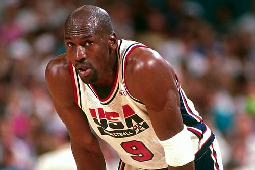 Michael Jordan during his time with the USA "Dream Team"