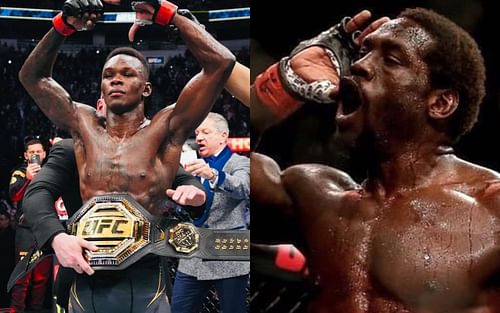 Israel Adesanya (left), Jared Cannonier (right) [Images courtesy: @killagorillamma and @stylebender via Instagram]