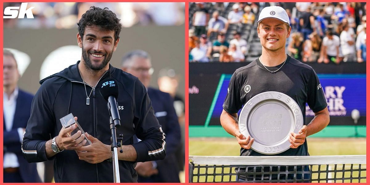 Matteo Berrettini and Tim van Rijthoven were triumphant over the past past week