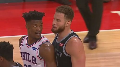 Jimmy Butler and Blake Griffin in 2019