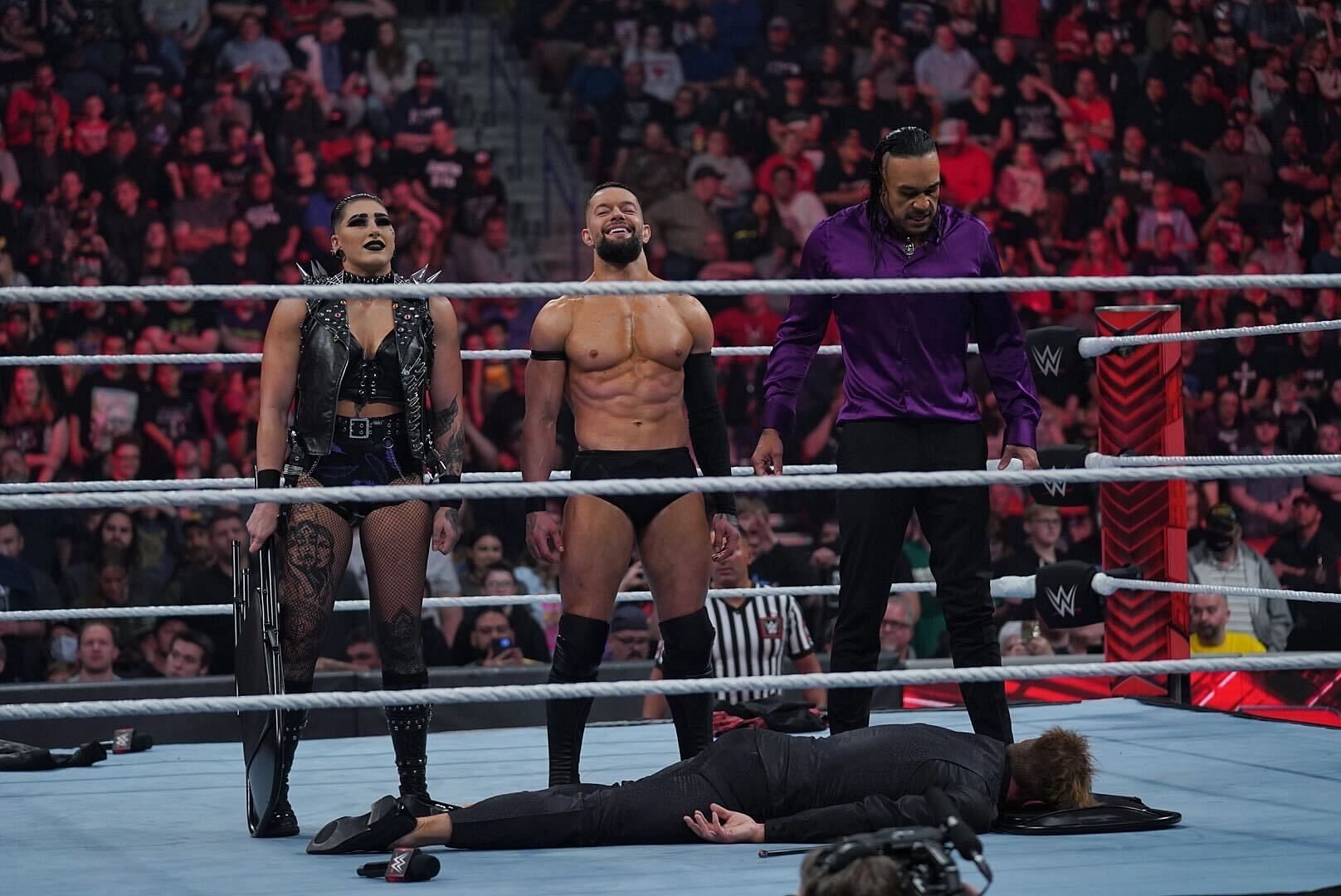 Finn Balor has aligned himself with Rhea Ripley and Damian Priest