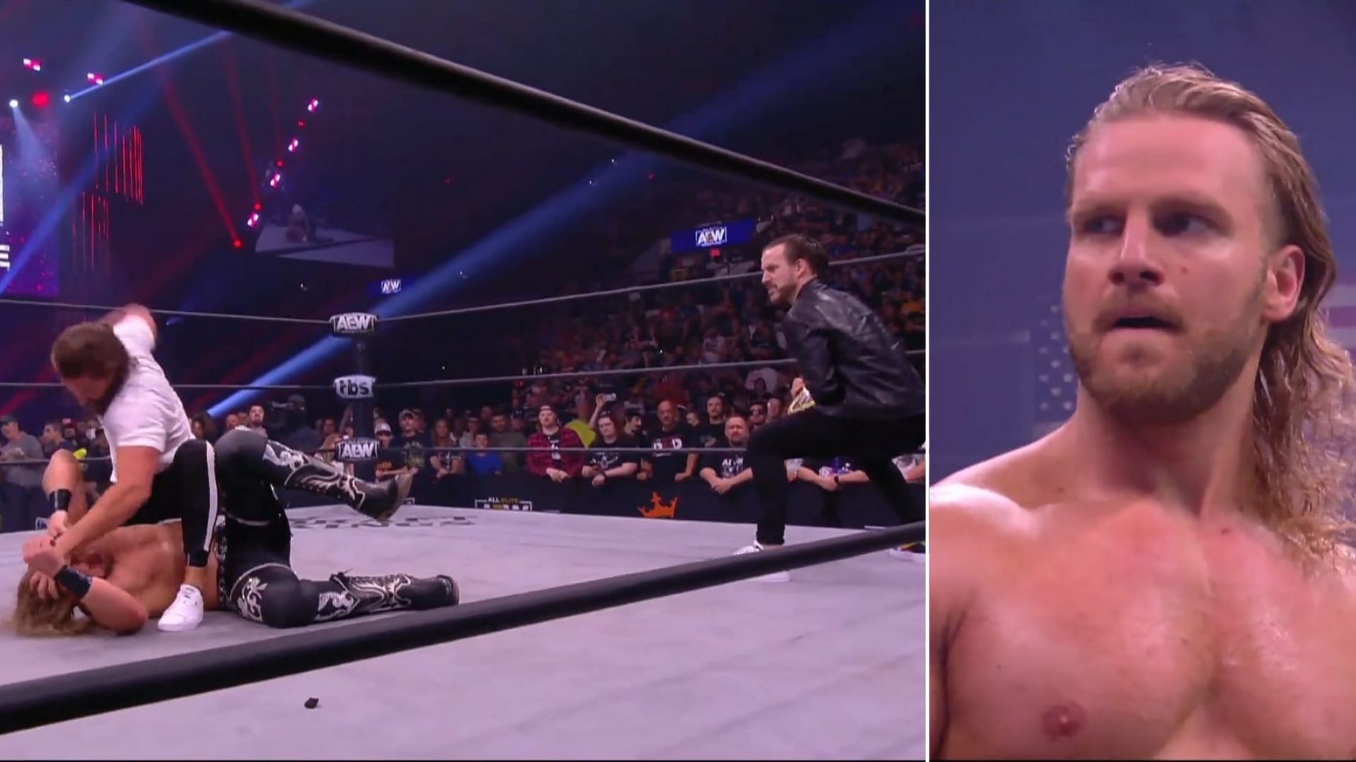 Jay White and Adam Cole took aim at the Hangman