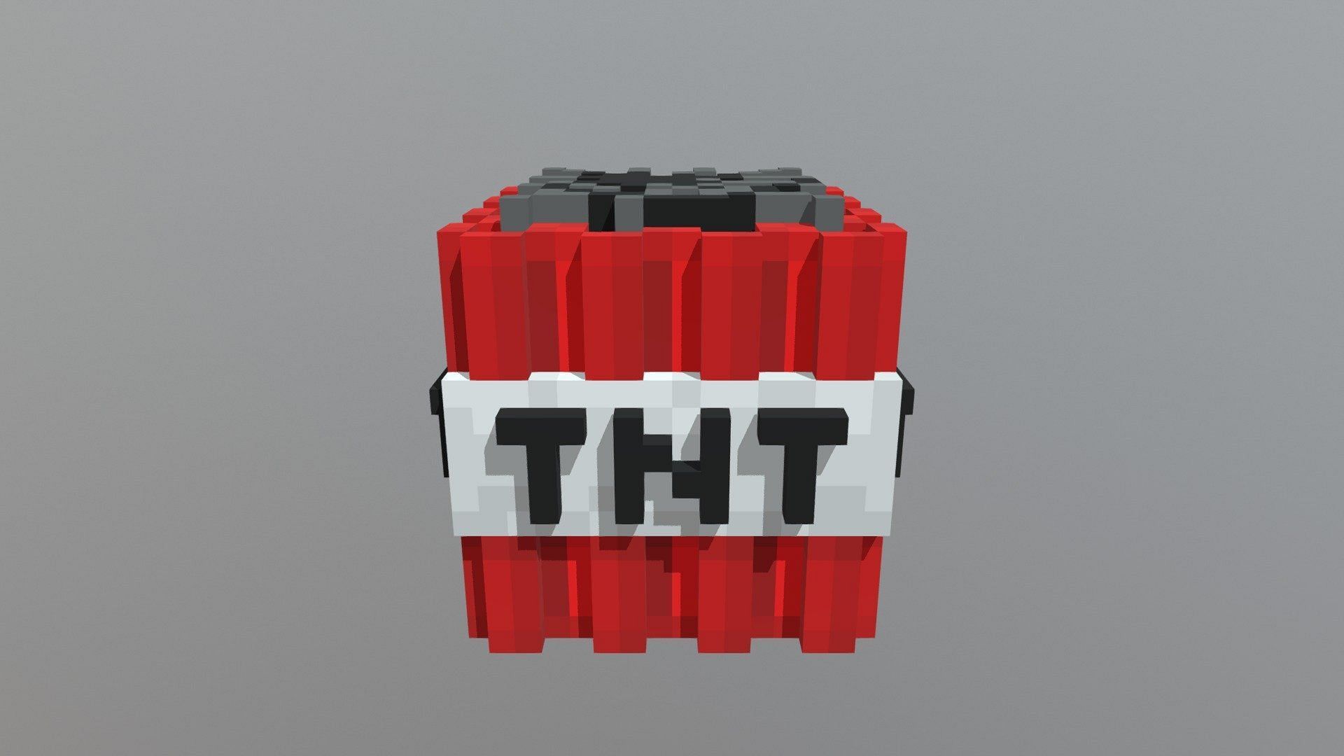 A model of TNT (Image via Sketchfab)