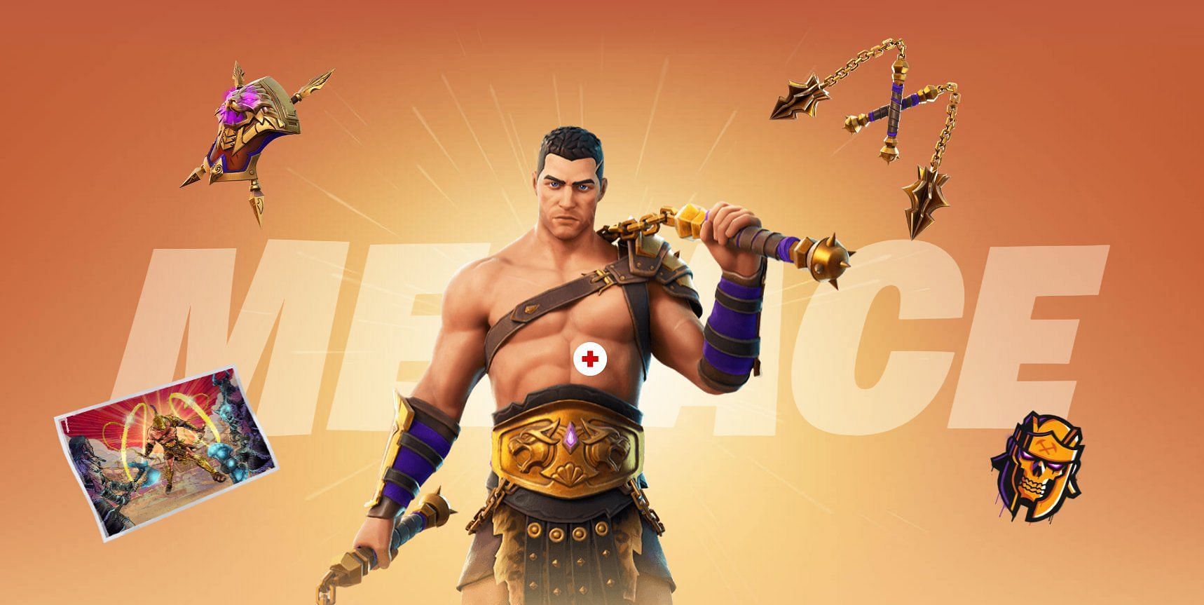 A look at the Menace skin in Fortnite (Image via Epic Games)