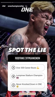 Photo Credit: @onechampionship on Instagram