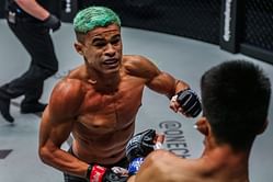 Watch: Fabricio Andrade backstage practicing the kick that earned him the finish at ONE 158