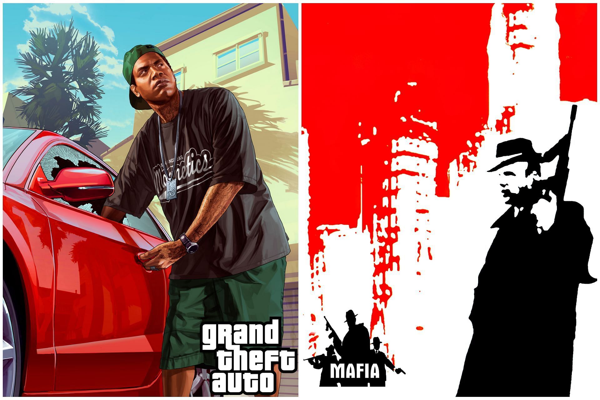 Some similarities and differences between Mafia and GTA (Image via Sportskeeda)