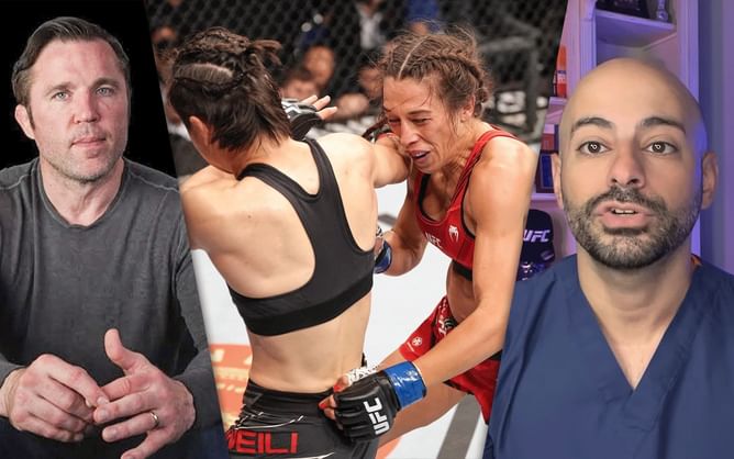 "A short circuit of the brain" - Dr. David Abbasi shares medical breakdown of Joanna Jedrzejczyk's KO loss on Chael Sonnen's request