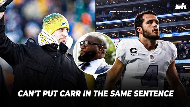 "He has shown up a hell of a lot more than Derek Carr" - Former NFL player disagrees with Davante Adams' comments comparing Raiders QB to Aaron Rodgers