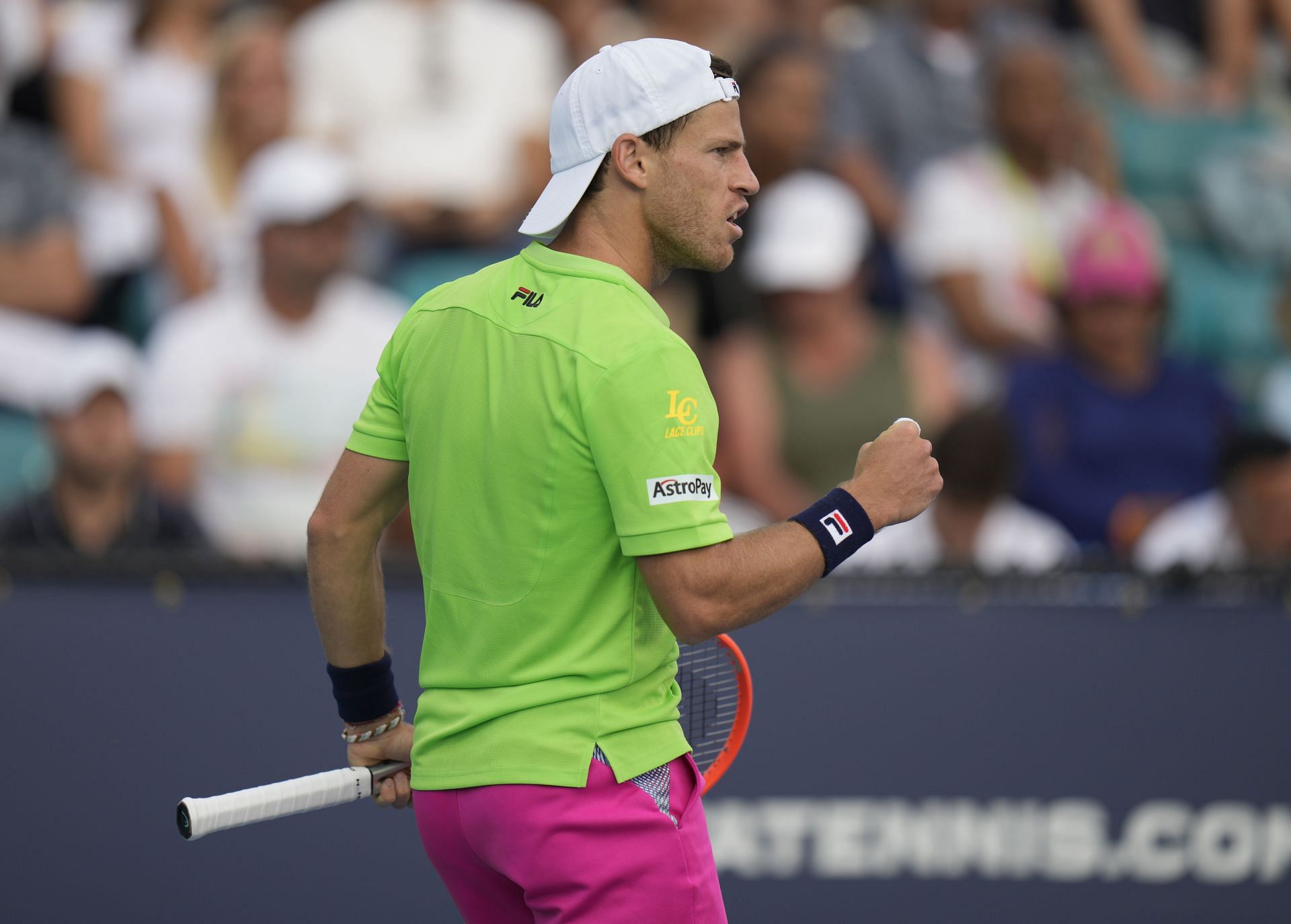 Diego Schwartzman at the 2022 Miami Open.