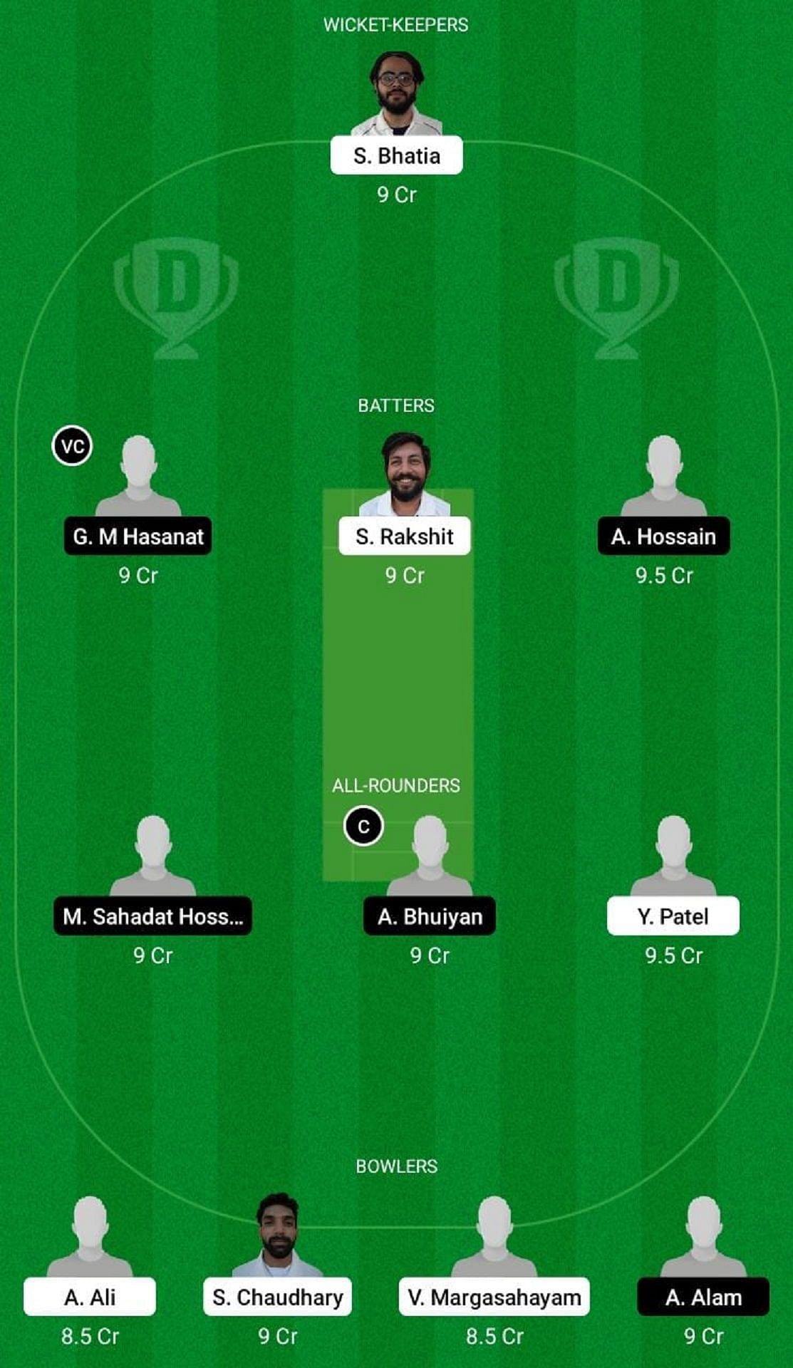 VCC vs PRT Dream11 Fantasy Suggestion #1