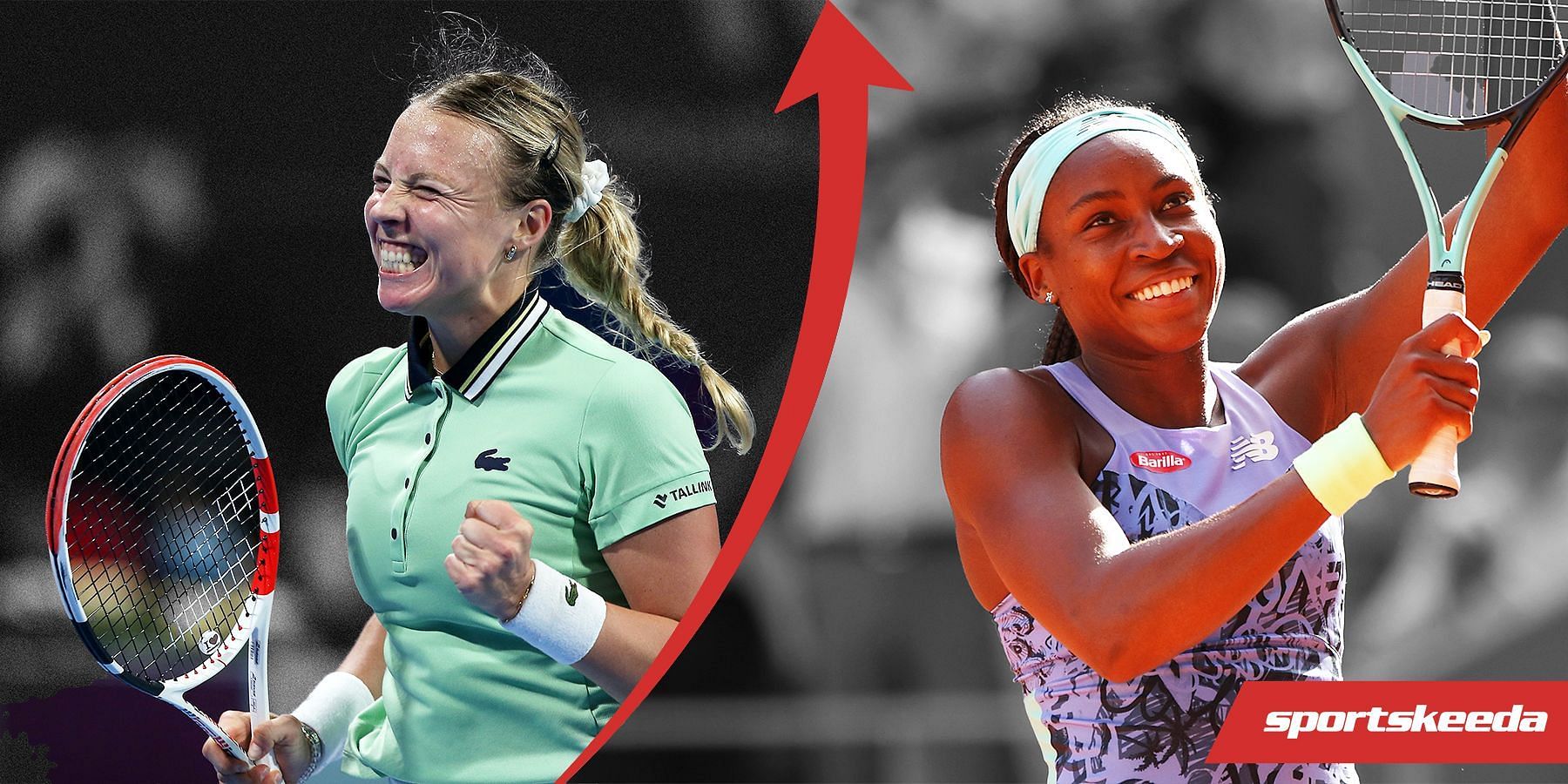Anett Kontaveit and Coco Gauff both reached career-highs in the world rankings.