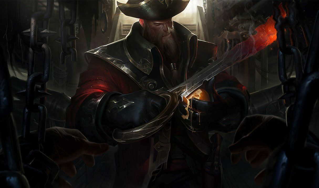 Gangplank gets a lot of time to the farm after the 12.10 patch, which enhances his damage in fights (Image via League of Legends)