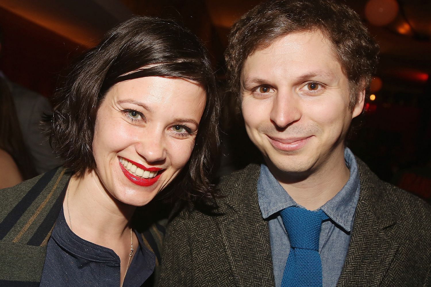 Michael Cera and Nadine (Image via Getty Images)