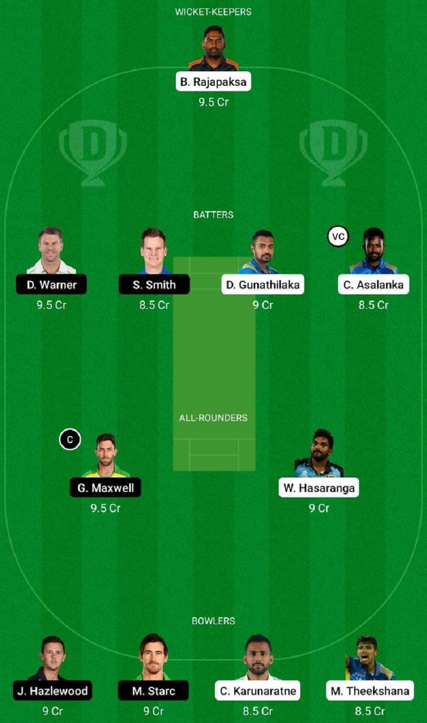 SL vs AUS Dream11 Fantasy Tip #2 - 1st T20I