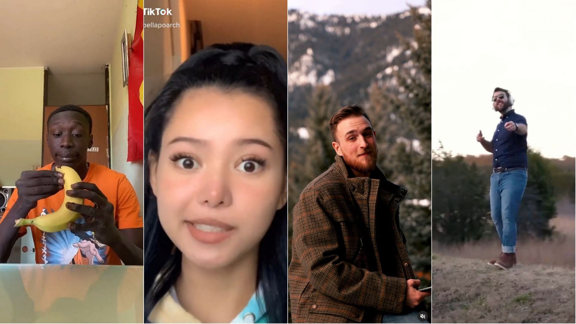 The 10 most liked TikTok video list consist of numerous different creators (@khaby00, @bellapoarch, @thenckluciano and @totouchanemu/Instagram)