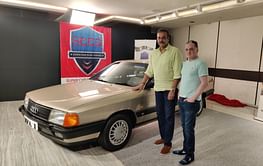 "This is a national asset" - Ravi Shastri shares pictures of his iconic Audi 100 sedan
