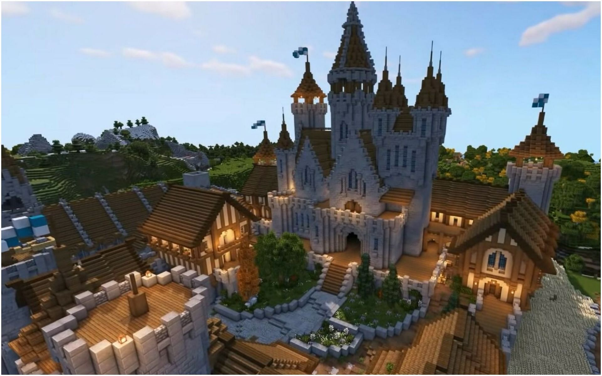 Better minecraft сборка. Майнкрафт Castle Medieval. Медивал крепость в майнкрафт. Minecraft Castle ideas. Замок майнкрафт 1.18.