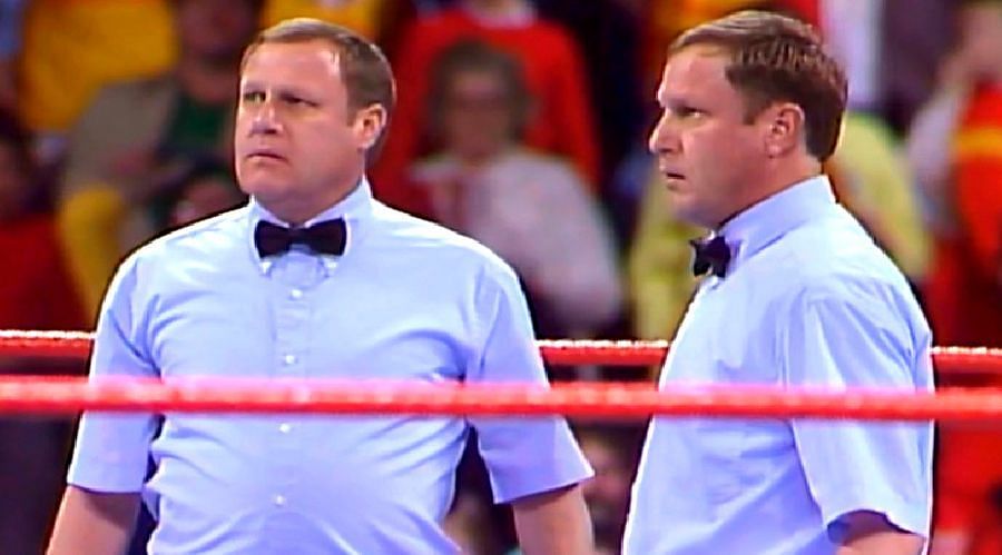 Former WWE Dave Hebner (seen here with his twin brother, Earl) has passed away at the age of