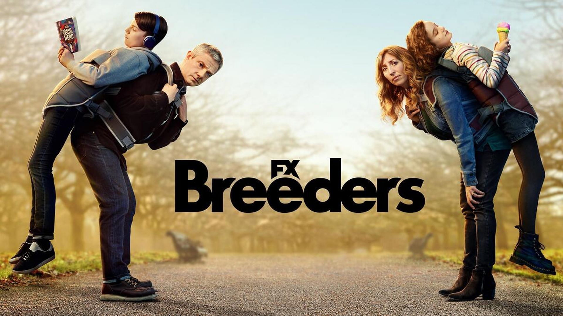 FX&#039;s official poster for Breeders Season 3 (Image via FX)