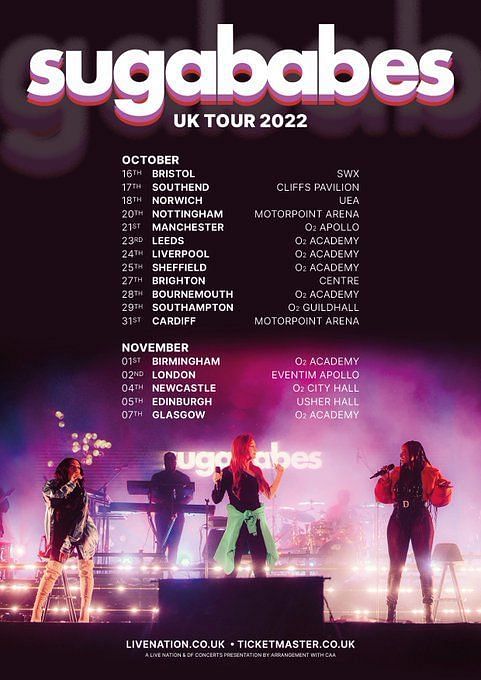 Sugababes UK Tour 2022 tickets: Where to buy, price, dates, and more