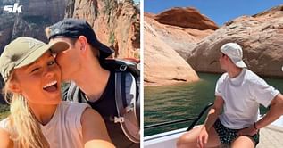 Frenkie de Jong shares holiday snaps from Utah with his girlfriend as Manchester United transfer edges closer