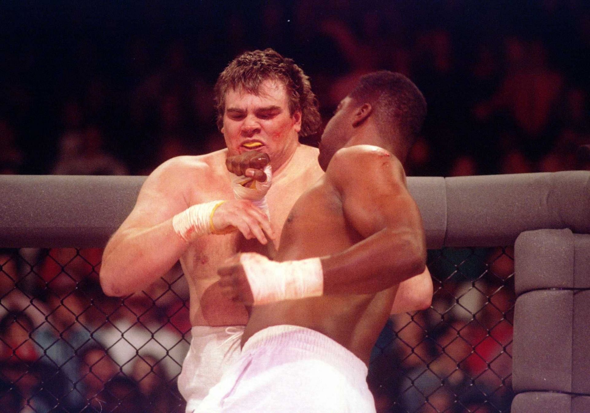 Fighters without gloves at UFC 1: The Beginning