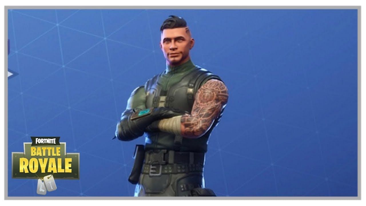 A look at the Squad Leader skin (Image via Epic Games)