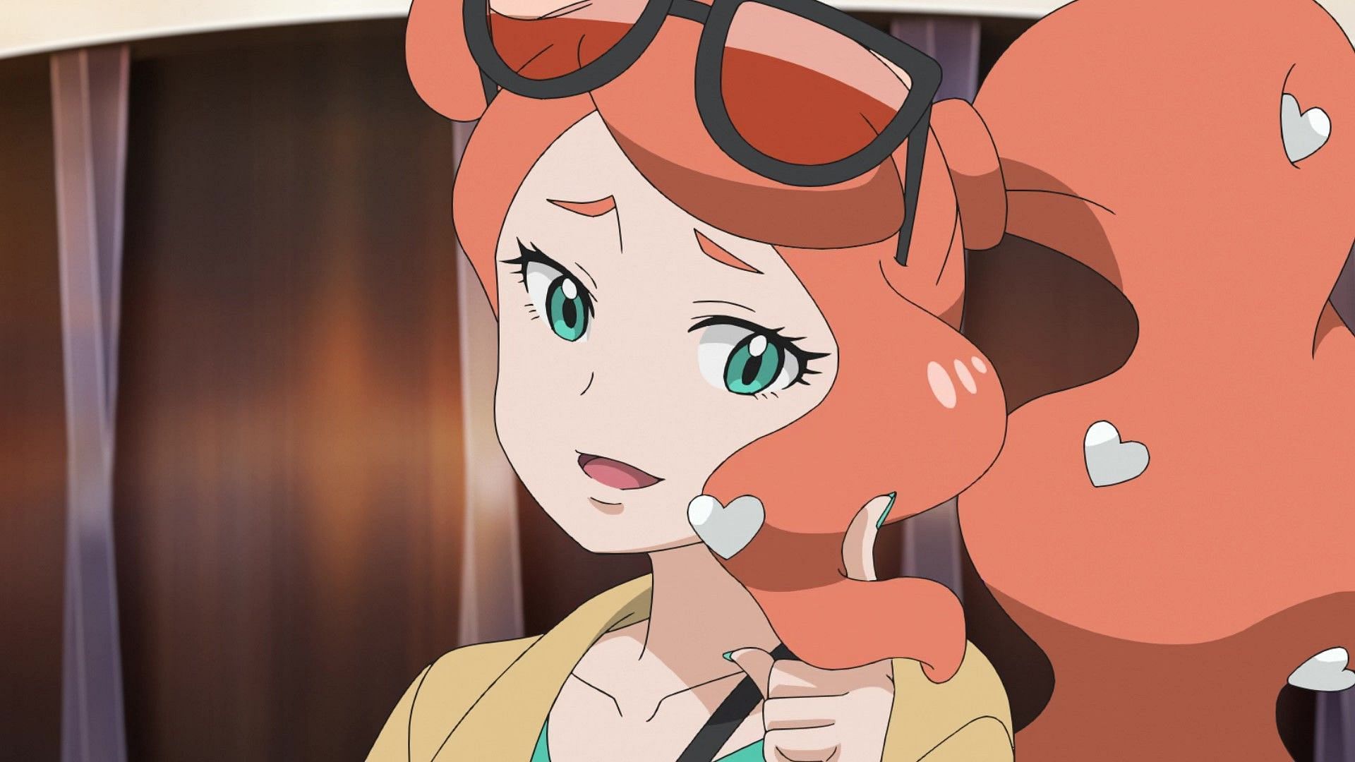 Sonia is studying Pokemon with style and beauty (Image credits: OLM Incorporated, Pokemon Journeys: The series)