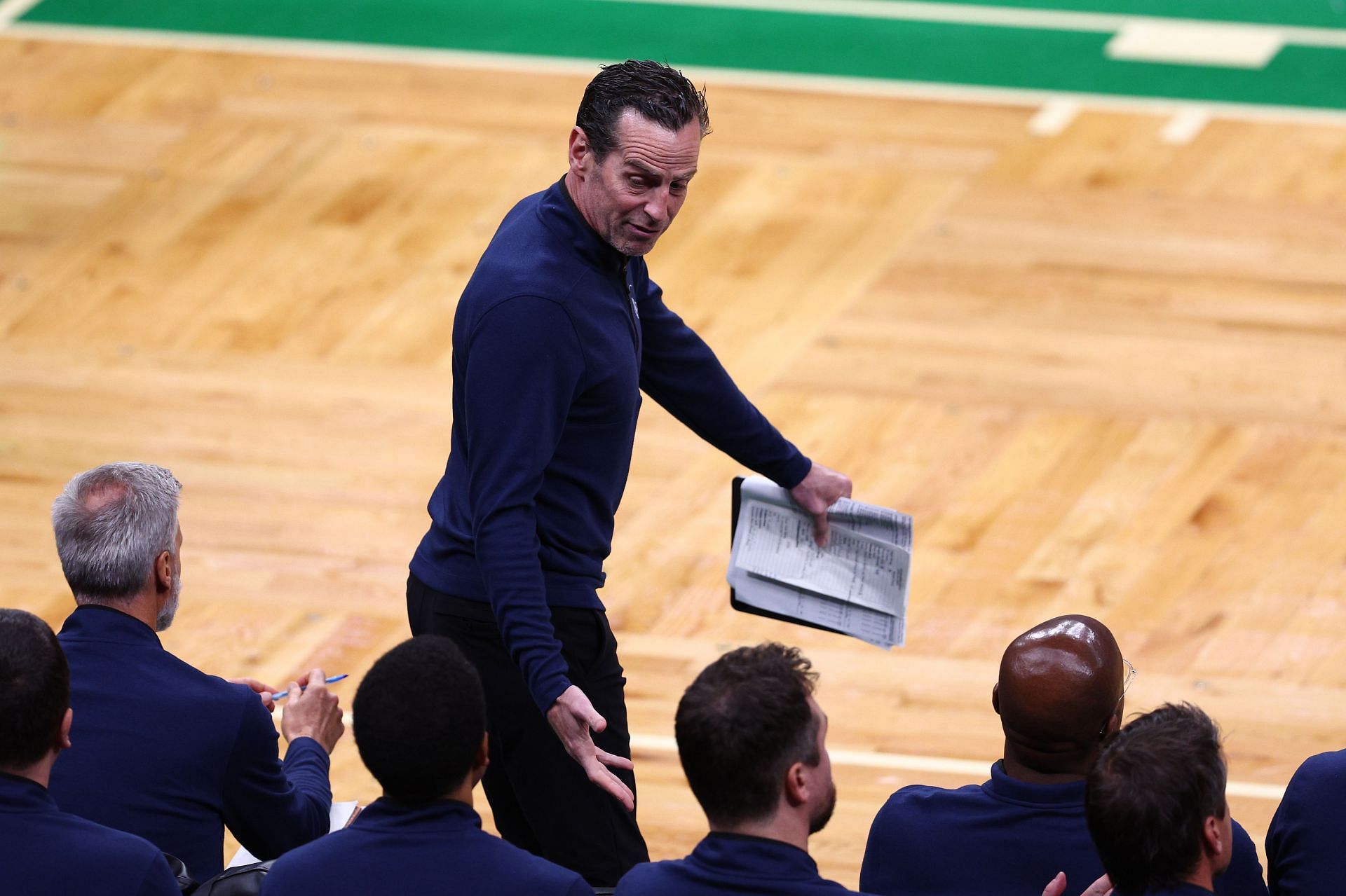 Golden State Warriors assistant coach Kenny Atkinson during Game 4 of the 2022 NBA Finals