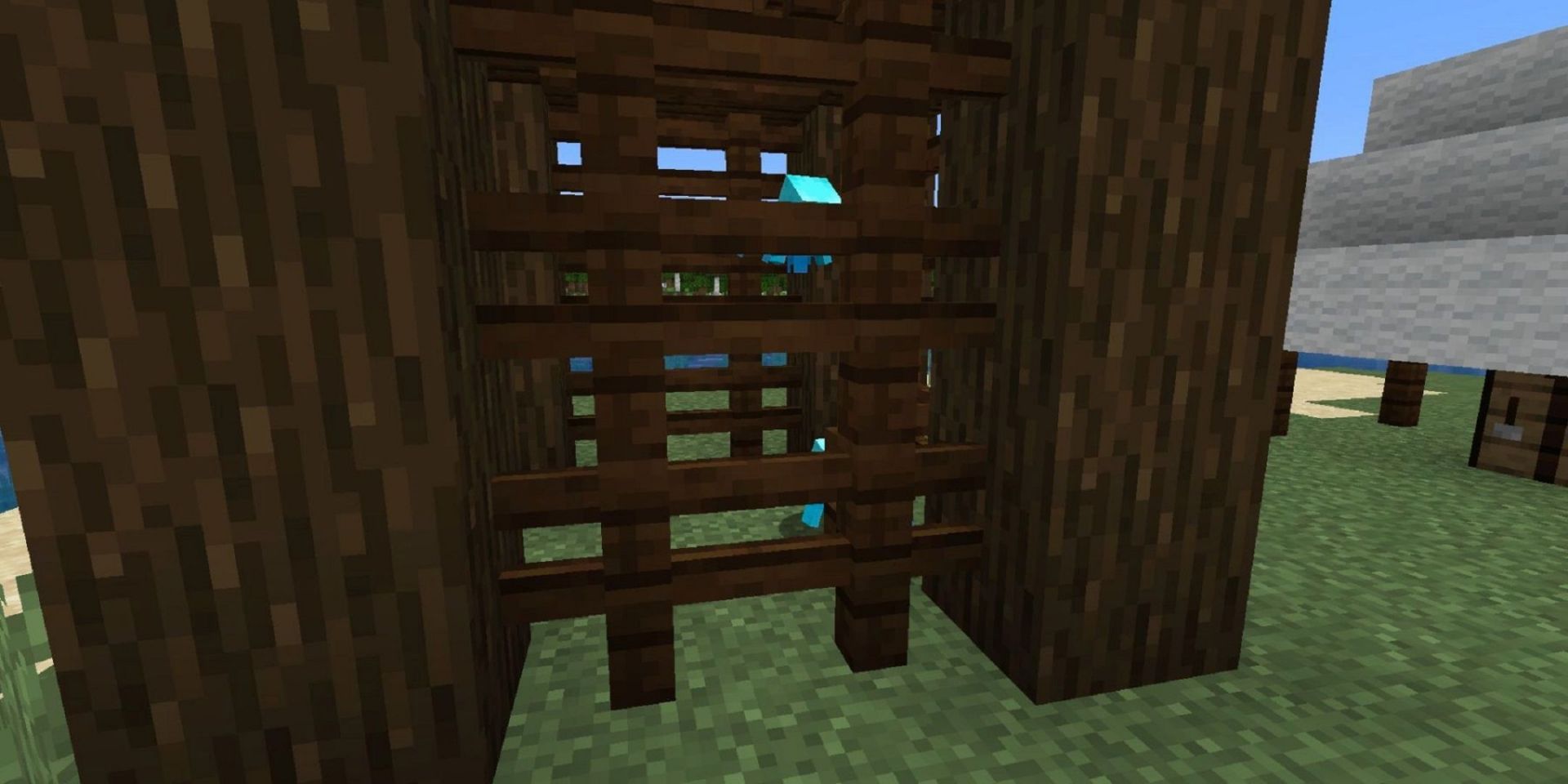 Two Allays in an enclosure (Image via Mojang)