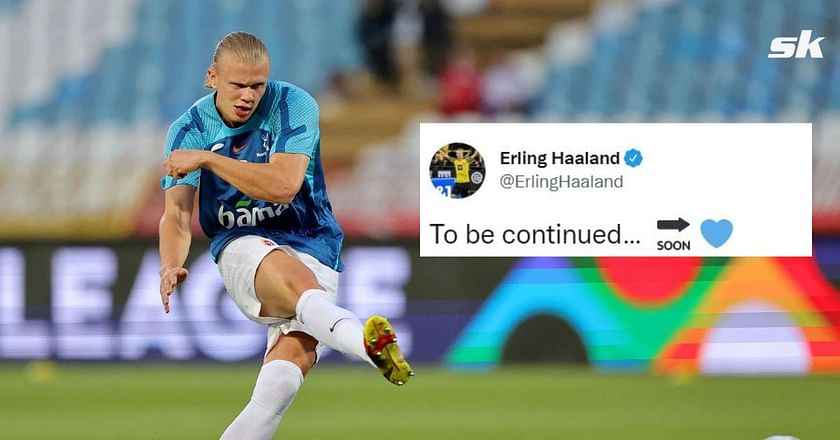 To be continued' – Erling Haaland posts throwback snap in Man City shirt as  star addresses £51m transfer for first time