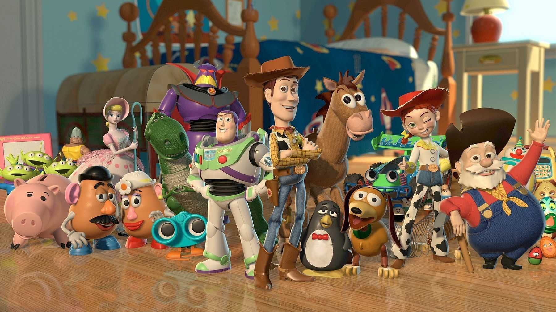The characters in Toy Story 2 (Image via Pixar)