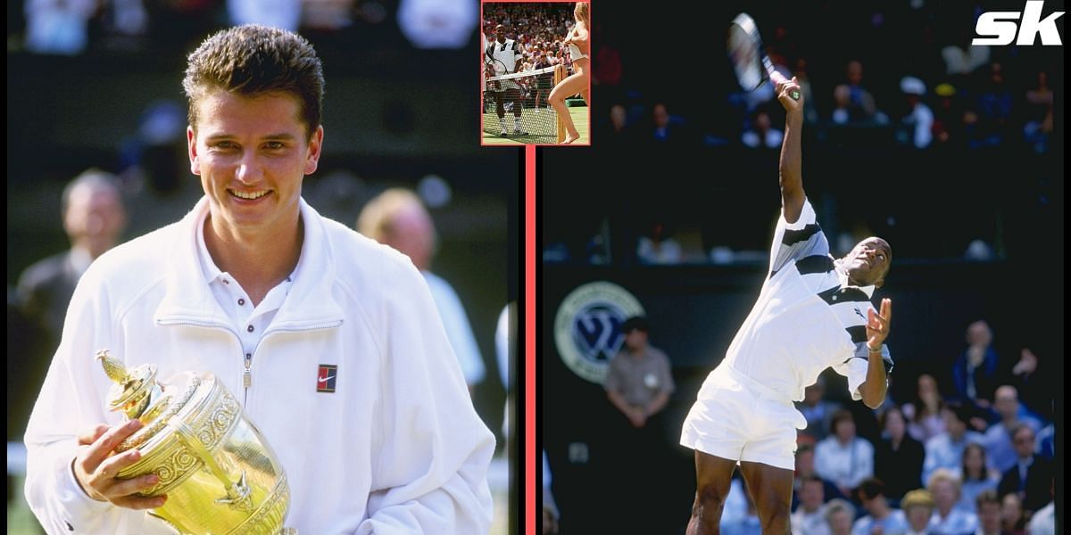 Melissa Johnson was the streaker who ran onto the court during the 1996 Wimbledon final